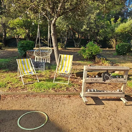 La Chiappa Bord De Avec Piscine Chauffee Et Jacuzzi Βίλα